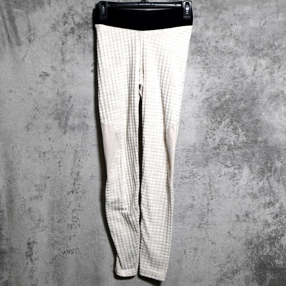 Nike‎ Leggings Womens Small White HyperWarm Compression Gym Training Activewear